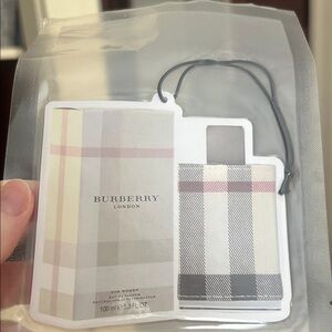 Burberry London car freshie